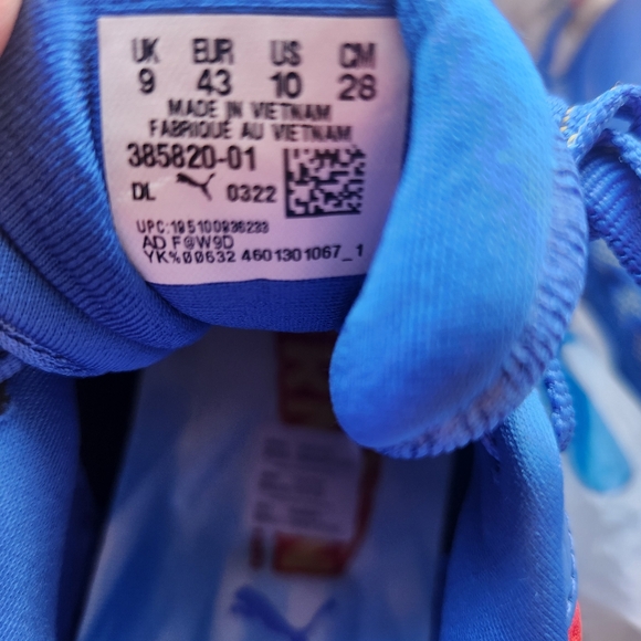 Puma Rs-Z DC Justice League SuperMan blue color size 10 Unisex 28 cm - Picture 11 of 11